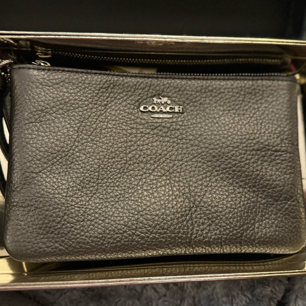 Coach Metallica Wristlet
